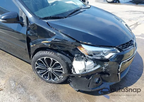 2015 Toyota Corolla S Plus from USA, damaged, VIN 5YFBURHE5FP262435